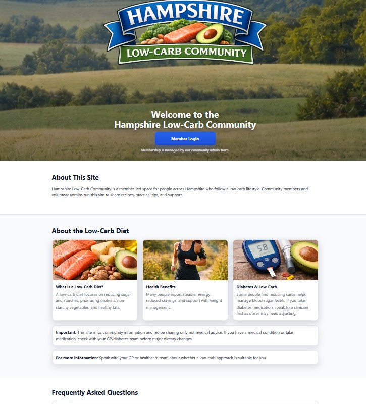 Hampshire Low-Carb screenshot